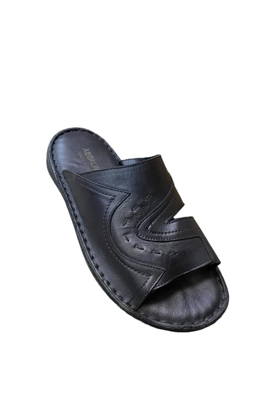 güven kundura Erkek Hakiki Deri Terlik - Resim 11