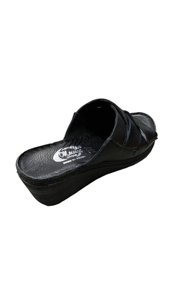 Joyful Kadın Dolgu Hakiki Deri Terlik - Resim 5