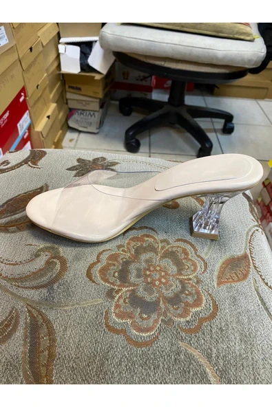 güven kundura Kadın Şeffaf Terlik - Resim 4