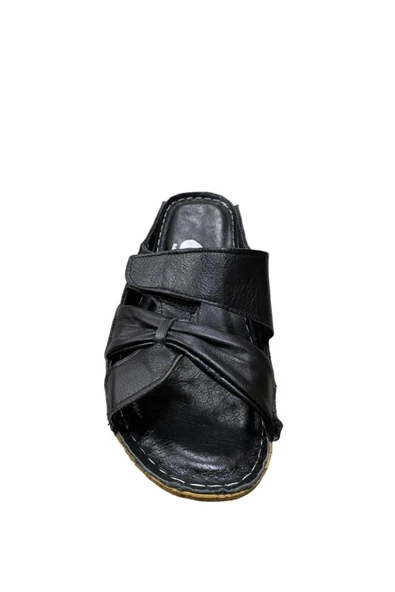 Joyful Kadın Düz Topuk Hakiki Deri Terlik - Resim 2