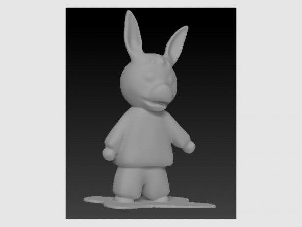 Trotro Figürine 3D -Cake Deco Plastik Aparat
