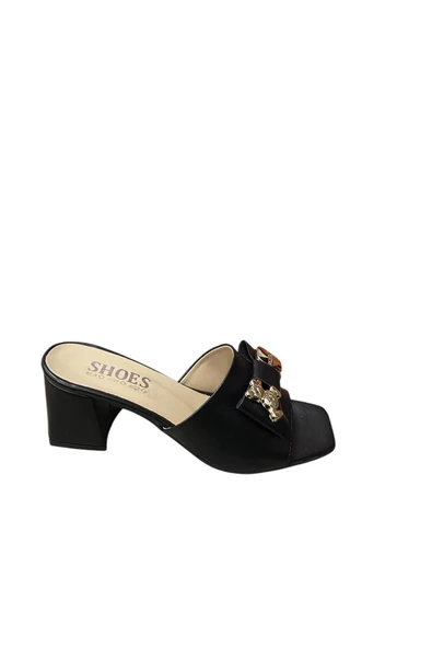 Shoes Kadın Topuklu Terlik - Resim 6
