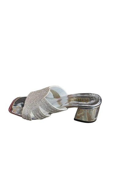 Shoes Kadın Taşlı Abiye Terlik ürün görseli
