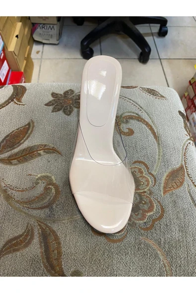güven kundura Kadın Şeffaf Terlik - Resim 5