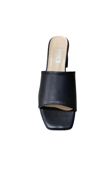 Shoes Kadın Topuklu Terlik - Resim 5