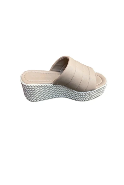 Tolgado Kadın Dolgu Topuklu Terlik - Resim 7