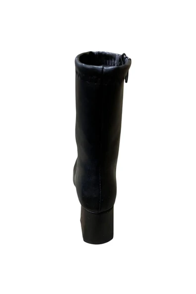 miçe shoes Kadın Kalın Topuklu Bilekli Bot - Resim 6