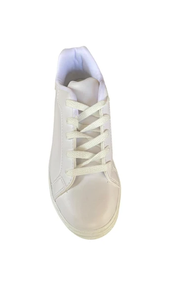 güven kundura Kalın Taban Bağcıklı Spor Ayakkabı - Resim 4