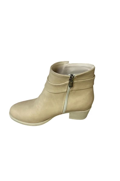 Yağmur Kadın Kalın Topuklu Taşlı Bot - Resim 3