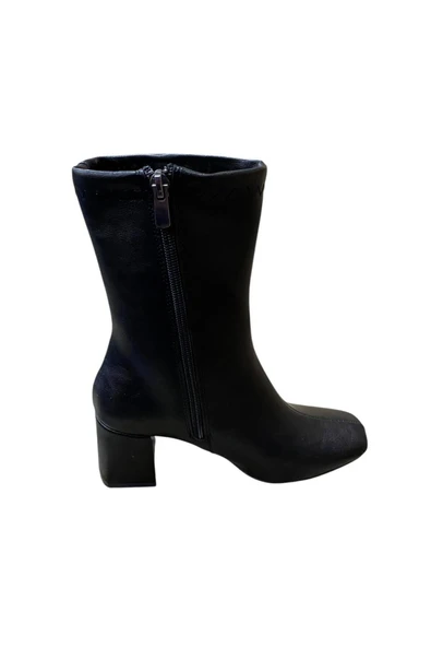 miçe shoes Kadın Kalın Topuklu Bilekli Bot - Resim 7