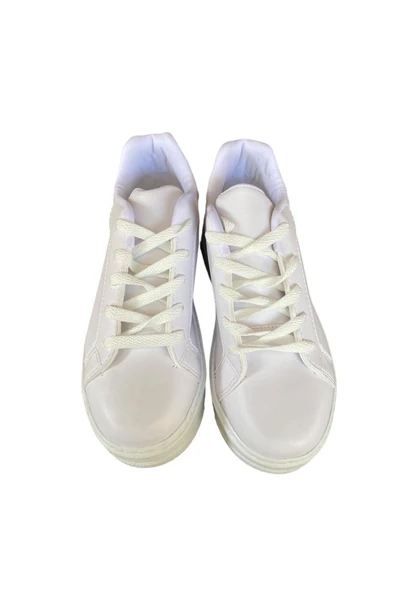 güven kundura Kalın Taban Bağcıklı Spor Ayakkabı - Resim 5