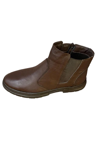 güven kundura Erkek Bot Hakiki Deri - Resim 5