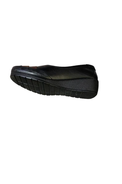 Fastbrandshoes Kadın Dolgu Topuk Deri Ayakkabı - 3