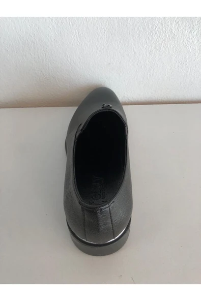 Eray Erkek Siyah Püskküllü Baskılı Ayakkabı - Resim 3