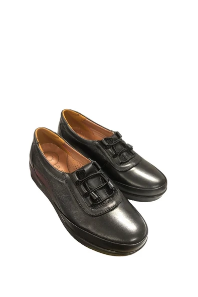 Fastbrandshoes Kadın Düz Taban Sport Hakiki Deri Ayakkabı - Resim 4