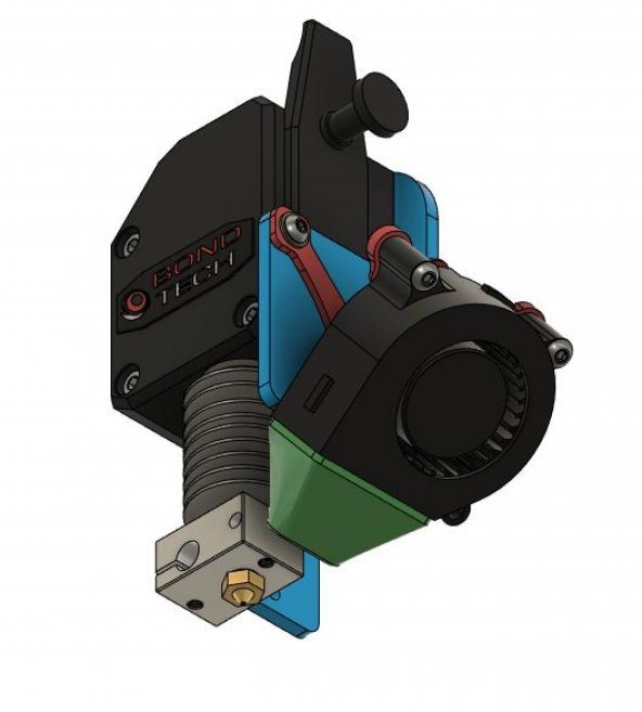 Artillery Sidewinder X1 (V4) - E3D Lite İle Bondtech Bmg 6- Fan Tutucu Ve Kanal Plastik Aparat