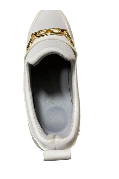 Blackwild Kadın Beyaz Tokalı Spor  Ayakkabı - Resim 5