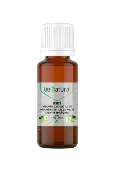 Venatura D3K2 (11,25 mcg) Damla 20 ml - Resim 3