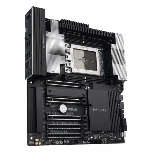 Asus Pro WS TRX50-Sage WiFi DDR5 (6400MHz)OC M.2 USB-C PCIe 5.0 TR5 CEB Anakart - Resim 3