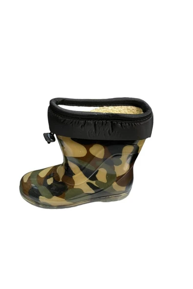 güven kundura İçi Yünlü Kar Yağmur Botu - Resim 7