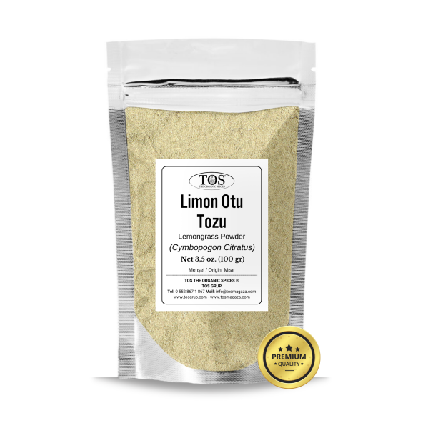 Limon Otu Tozu 100 gr (1. Kalite) Cymbopogon Citratus