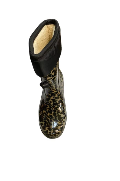 güven kundura İçi Yünlü Kar Yağmur Botu - Resim 3