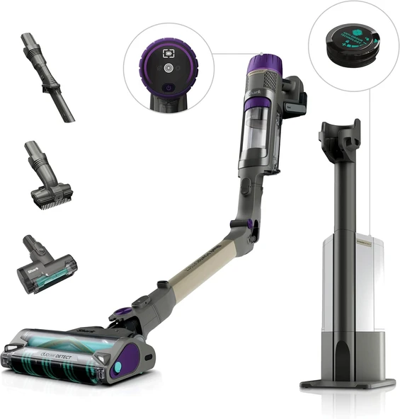 Shark Powerdetect, Pet-Turbo-Aralık Başlıklı Şarjlı Dikey Süpürge - Resim 2