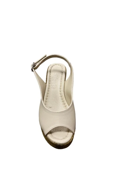 güven kundura Kadın Dolgu Topuklu Yazlık Ayakkabı - 9