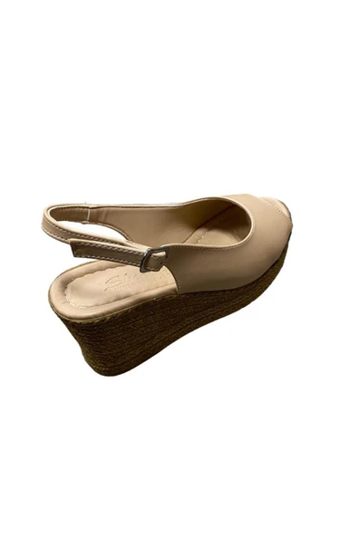 güven kundura Kadın Dolgu Topuklu Yazlık Ayakkabı - 5