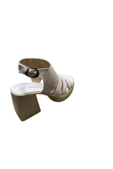 Beauty Kadın İpli İnce Kadeh Topuklu Yazlık Ayakkabı - Resim 12