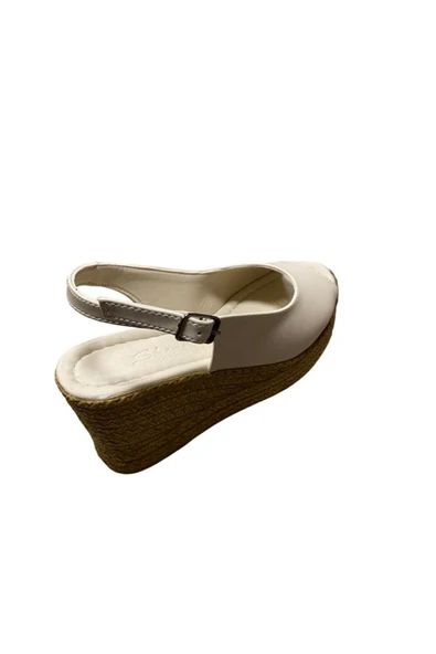 güven kundura Kadın Dolgu Topuklu Yazlık Ayakkabı - 10