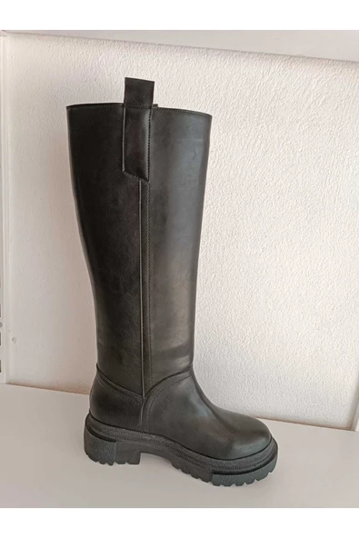 güven kundura Kadın Diz Üstü Diz Altı Çizme - 8