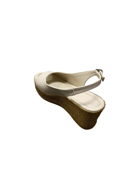 güven kundura Kadın Dolgu Topuklu Yazlık Ayakkabı - 7