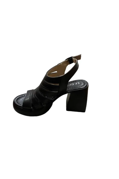 Beauty Kadın İpli İnce Kadeh Topuklu Yazlık Ayakkabı - Resim 5