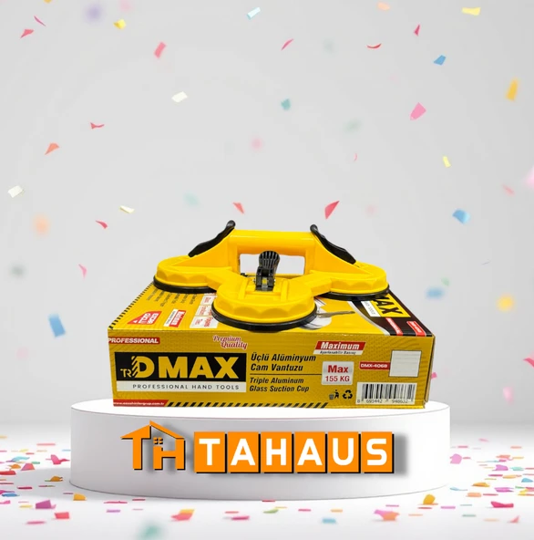 D-MAX ÜÇLÜ PLASTİK CAM VANTUZU - 1