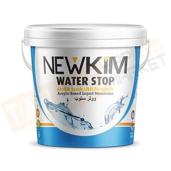 NEWKİM WATERSTOP AKRİLİK ES.LİKİD MEMBRAN 10KG GRİ - 1