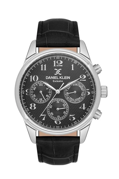 Daniel Klein DK.1.13550.1 Daniel Klein Deri Kordon 30 Mt Suya Dayanıklı İç Fonksiyonları Aktif Erkek Kol Saati ürün görseli