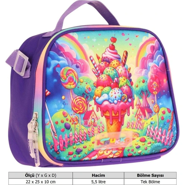 Kaukko Kıds Beslenme Çantası (layer Ice Cream) - 3