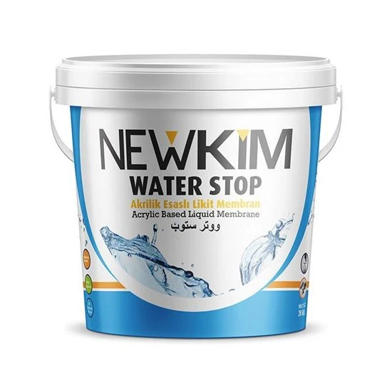 NEWKİM WATERSTOP AKRİLİK ES.LİKİD MEMBRAN 10KG GRİ - 2