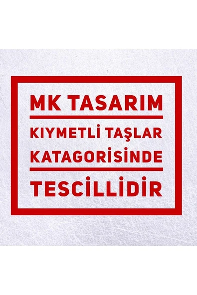 MK TASARIM GERÇEK AVENTURİN TAŞI BİLEKLİK MK.032.001 - Resim 6