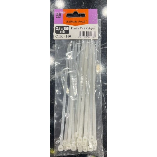 CIRT KELEPÇE 3.6X150 PKT İÇİ 25 Lİ - 2