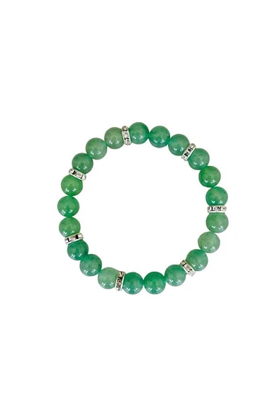 Gerçek Aventurin Taşı Bileklik - Taşların Rengi Kendi Rengidir, Boya Değildir - Mk.028.001 ürün görseli