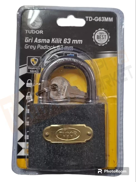 TUDOR ASMA KİLİT GRİ 50 MM VKM TD-G50MM - 1