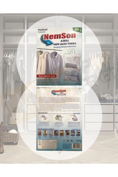 Nemson Nem Alıcı Rutubet Giderici Askılı Torba - 1