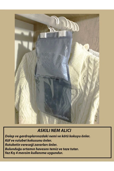 Nemson Nem Alıcı Rutubet Giderici Askılı Torba - 3