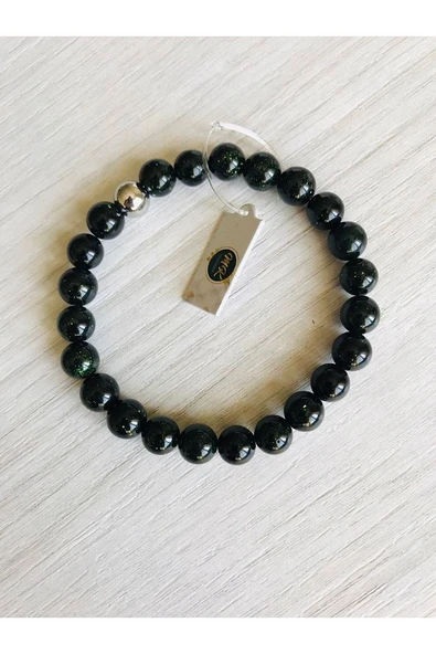 Gerçek Yeşil Yıldız Taşı Bileklik ürün görseli