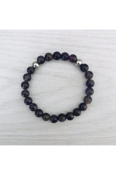 MK TASARIM GERÇEK AMETİST TAŞI BİLEKLİK MKT20250004 ürün görseli