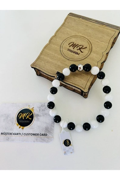 Gerçek Aytaşı Oniks Taşı Bileklik Mk.021.005 - Resim 4