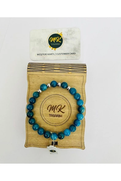 GERÇEK APATİT TAŞI BİLEKLİK MK.001.017 ürün görseli