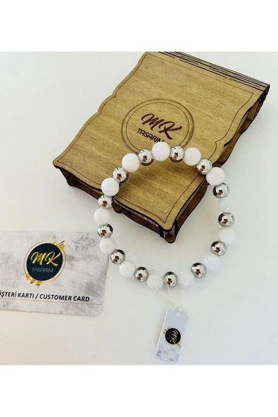GERÇEK AYTAŞI BİLEKLİK | ÖZEL KUTUSUNDA | MÜŞTERİ KARTLI MK.022.003 - Resim 4